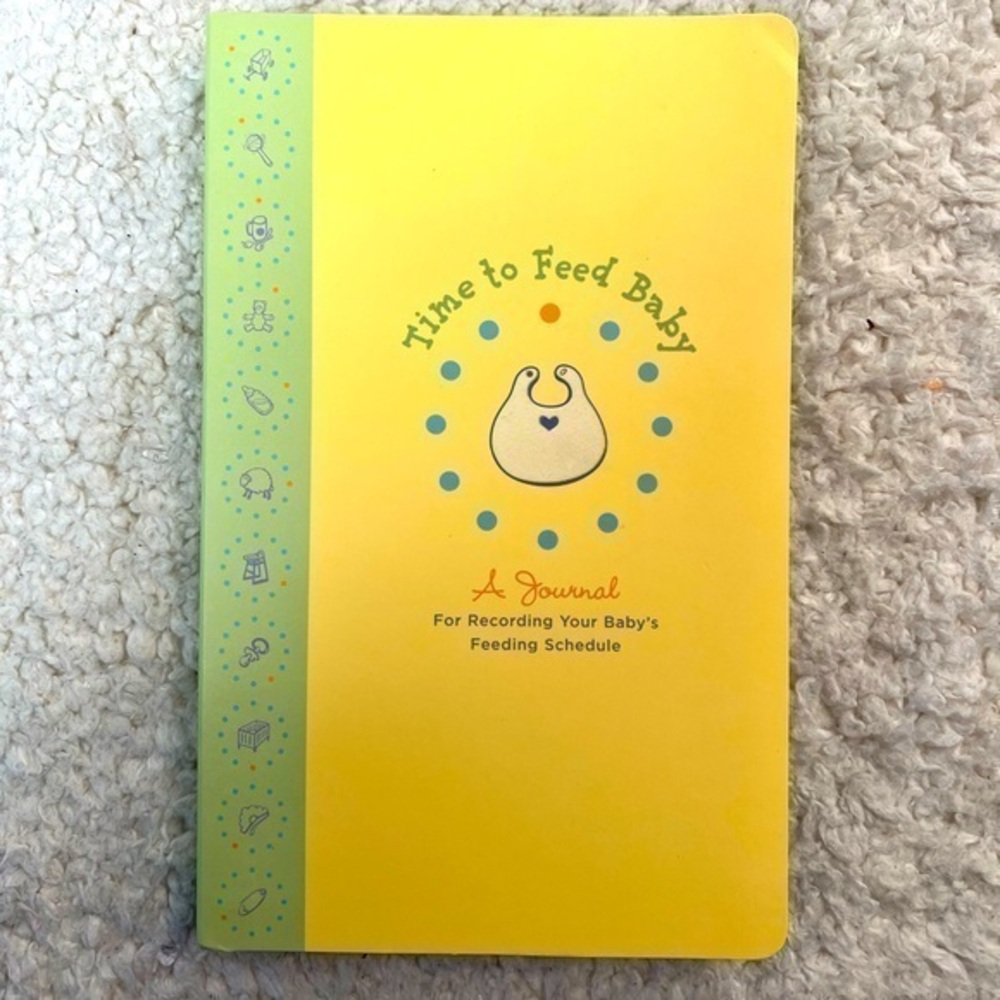Potter Style "Time to Feed Baby" Journal for Recording Baby Feeding Schedule
